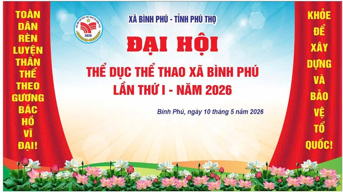Xã Bình Phú: Tổng duyệt chương trình Đại hội Thể dục Thể thao lần thứ I năm 2026