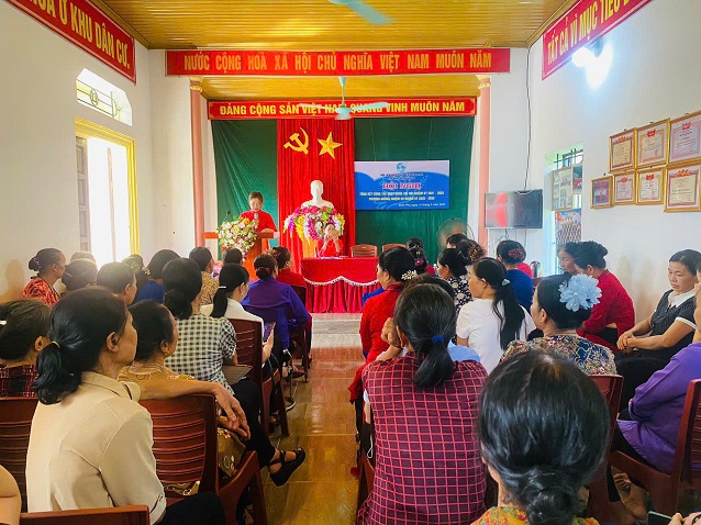 Hội liên hiệp phụ nữ xã Bình Phú triển khai tổng kết các chi hội nhiệm kỳ 2021-2025.