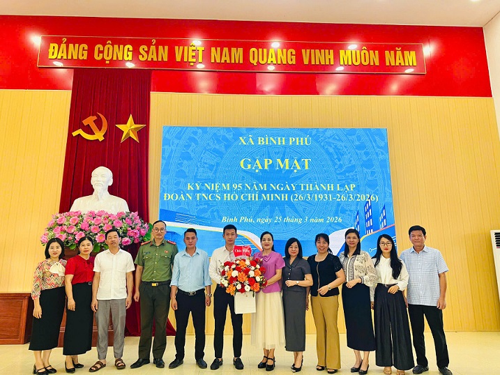 Xã Bình Phú tổ chức gặp mặt kỷ niệm 95 năm ngày thành lập Đoàn TNCS Hồ Chí Minh ( 26/3/1931 – 26/3/2026).