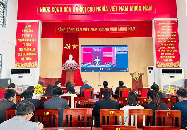 Xã Bình Phú tham dự hội nghị tổng kết năm 2025 của Ban Chỉ đạo về phát triển khoa học công nghệ, đổi mới sáng tạo và chuyển đổi số tỉnh Phú Thọ.