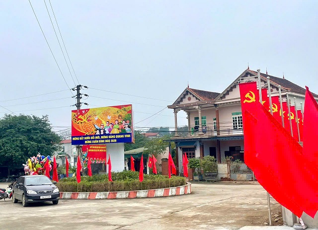 Xã Bình Phú trang hoàng rực rỡ đón tết Bính Ngọ 2026. 