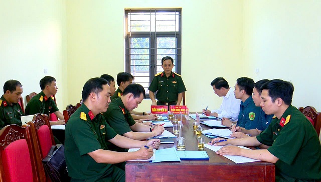 Bộ Chỉ huy Quân sự tỉnh  Phú Thọ kiểm tra công tác Quân sự- Quốc phòng năm 2025 tại xã Bình Phú.