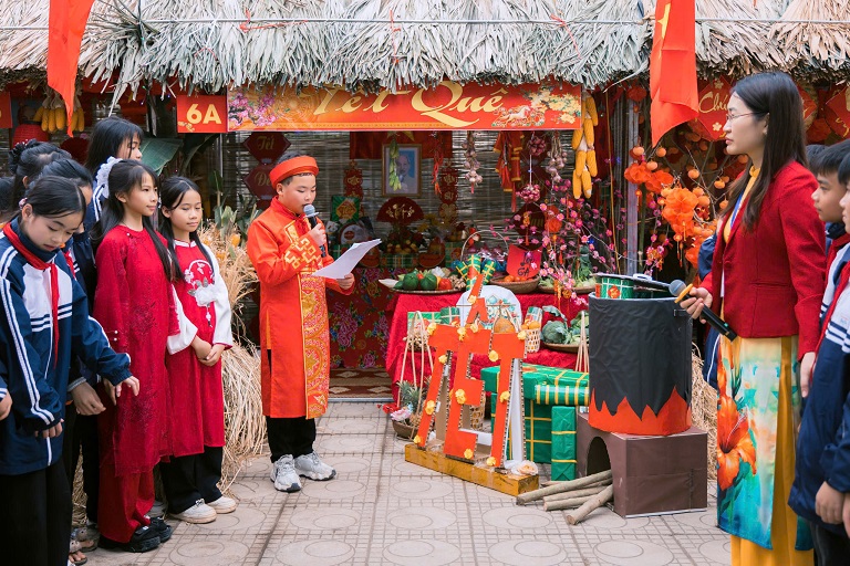 TỔ CHỨC HOẠT ĐỘNG TRẢI NGHIỆM “NGÀY TẾT QUÊ EM” TẠI TRƯỜNG THCS TIÊN DU