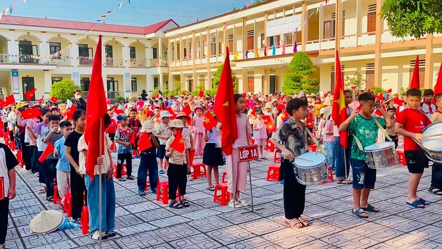 Xã Bình Phú sẵn sàng cho ngày khai giảng năm học mới 2026-2027.