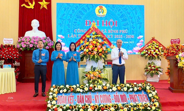 Đại hội đại biểu Công đoàn xã Bình Phú lần thứ I, nhiệm kỳ 2025 - 2030.