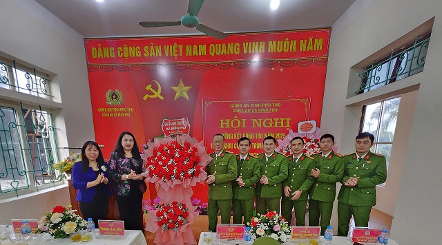 Công an xã Bình Phú tổng kết công tác năm 2025, triển khai chương trình công tác năm 2026.