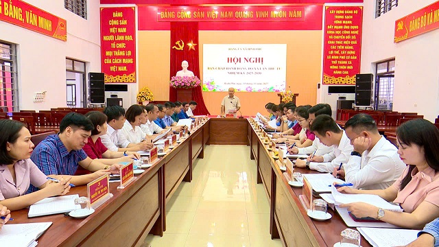 Hội nghị Ban Chấp hành Đảng bộ xã lần thứ tư nhiệm kỳ 2025 – 2030.