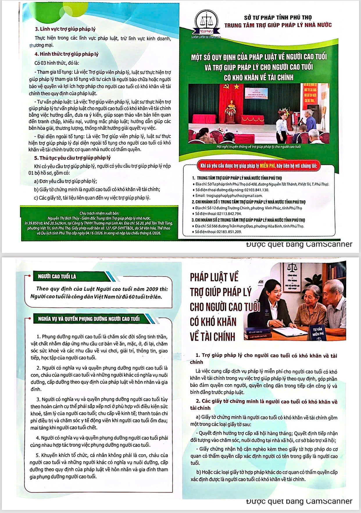 Một số quy định của pháp luật về người cao tuổi và trợ giúp pháp lý cho người cao tuổi có khó khăn về tài chính