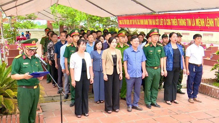 Xã Bình Phú lấy mẫu hài cốt liệt sĩ phục vụ giám định ADN