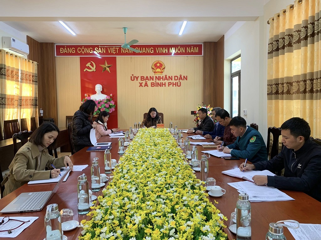Hội nghị UBND xã Bình Phú tháng 1 năm 2026