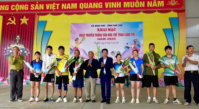 Làng Thị, xã Bình Phú tổ chức giao lưu thể thao chào mừng Ngày truyền thống văn hoá làng Thị năm 2025.