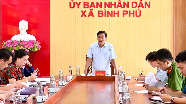 Hội nghị giao ban Chủ tịch, Phó Chủ tịch UBND xã Bình Phú