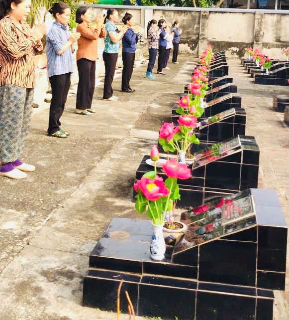 Hội Liên hiệp Phụ nữ ra quân vệ sinh Nghĩa trang Liệt sĩ và Bia căm thù nhân kỷ niệm 79 năm Ngày Thương binh - Liệt sĩ (27/7/1947 – 27/7/2026)