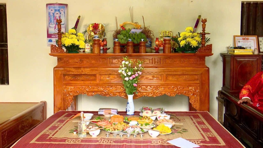 Mâm cơm Giỗ Tổ Hùng Vương nét đẹp về triết lý nhân sinh.