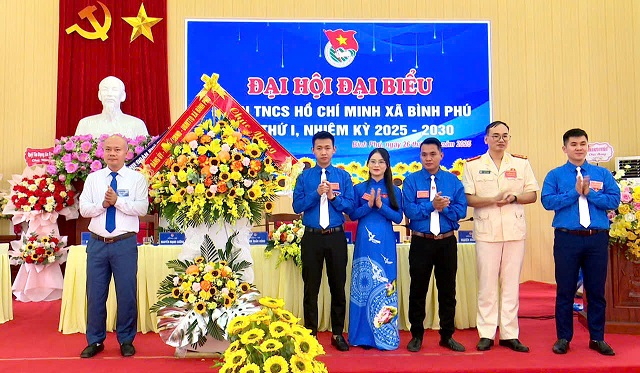 Đại hội đại biểu đoàn thanh niên cộng sản Hồ Chí Minh xã Bình Phú lần thứ I, nhiệm kỳ 2025 - 2030.