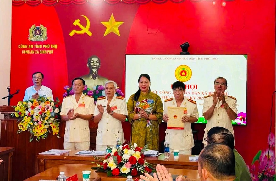 Đại hội Hội Cựu Công an nhân dân xã Bình Phú lần thứ nhất nhiệm kỳ 2026 -2031.