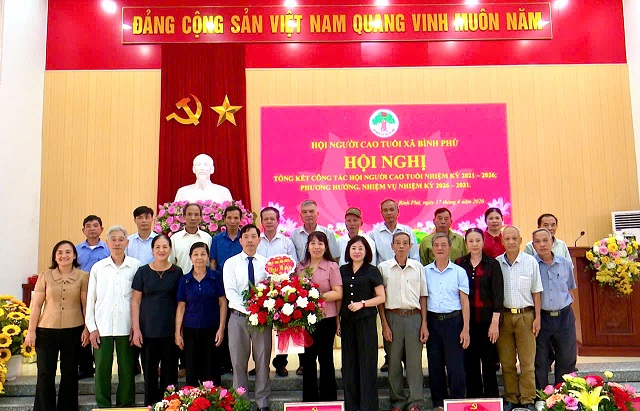 Hội người cao tuổi xã Bình Phú tổ chức hội nghị tổng kết nhiệm kỳ 2021 -2026.
