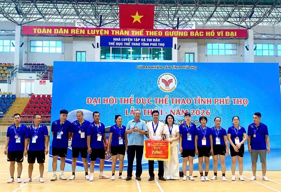 Đội kéo co xã Bình Phú xuất sắc giành giải Ba tại Đại hội Thể dục thể thao tỉnh Phú Thọ lần thứ I năm 2026.